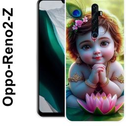 Back Cover for OPPO Reno2 Z, Little, Cute, Krishna, Kanhaji ,092-image-60