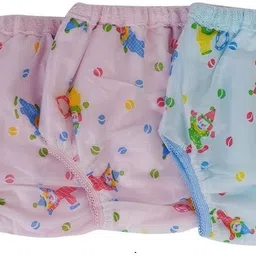 mw prints Kids PVC Diaper Joker Plastic Panty Baby Nappy Panty Training Pants (3-6 Months)-picture-29