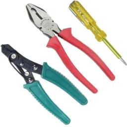 -Plier 1621-8inch,Tester813 with WS-06inch Wire Cutter Hand Tool Kit-26