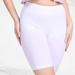 braafee Solid Women White Cycling Shorts, Basic Shorts, Sports Shorts, Running Shorts, Gym Shorts, Regular Shorts-picture-13