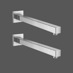 18" Inch Stainless Steel 304-Grade Square Shower Arm (Pack of 2) Fixed Mount-image-96