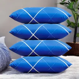 LUXURY Polyester Fibre Abstract Sleeping Pillow Pack of 4-image-19