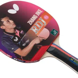 RDJ S1 ITTF Approved Ping Pong Paddle Great Spin Speed Table Tennis Racket Red, Black Table Tennis Racquet-image-60