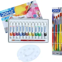 doms Water Color Tube with colormate 4 pc Brush-picture-48