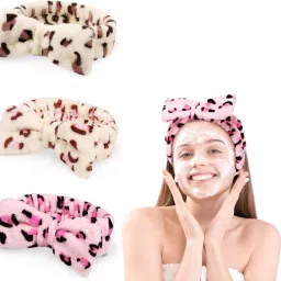 03 Bow Spa Headband, Makeup ,Face Wash ,Skin Care Headbands Head Band-image-98