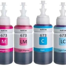 tequo L805 Black + Tri Color Combo Pack Ink Bottle-13