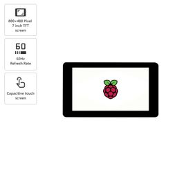 Waveshare 7inch Capacitive Touch Display for Raspberry Pi, DSI Interface, 800×480 image 2