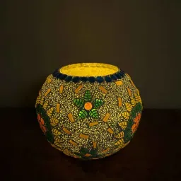 hanable india Traditional Glass Mosaic Tealight Candle Holder-picture-17