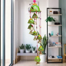rajasthani painting jhoomer for room , office , kitchen , indoor / outdoor Paper Windchime-image-44