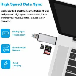 ULTRABYTES 3 in 1 Card Reader Type C to SD Micro SD TF/ USB 3.0 Laptop Adapter OTG Accessories Smart Memory Card Reader. USB Adapter image 5