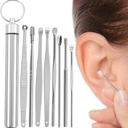 New Ear Wax Removal Kit,6 Pcs Ear Pick Earwax Cleaner, Ear Spoon-image-43
