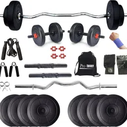 Protoner 10 kg with 3 feet bar Home Gym Combo-image-29