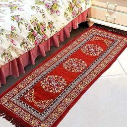Maroon Cotton Area Rug-image-95