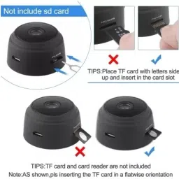 Quickart A9 Mini Wireless Surveillance Tiny Spy CCTV - Supports Recording While Charging Security Camera image 3