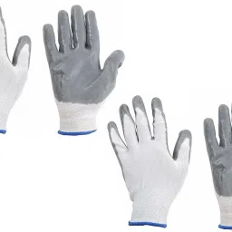 Safety Reusable Washable Hand Glove Regulars Uses Cotton Knitted Seamless For Covid- 19 Protection, Cleaning Home Office Industry Men Women (Pack Of 1) Polyester Safety Gloves-image-39