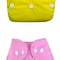 Diaper Washable and Reusable Cloth Diaper for babies 0-3Years babies(Pack of 2)-11