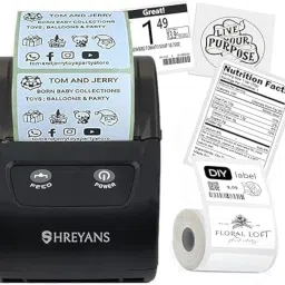 Posiflow 58mm Label Printer (2 in 1) - Thermal Label & Receipt Printer Thermal Label Printer-picture-0