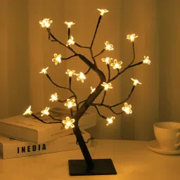 LED Cherry Twig Tree Lights Light Up Blossom Christmas Tree Table Lamp Decor Table Lamp-20
