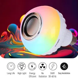 Krikav LED Music Bulb With Color Changing Feature Smart Bulb-image-2