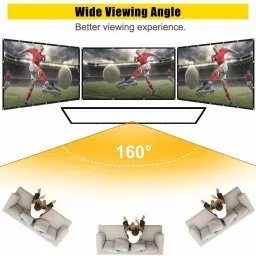 Moiz 150" Inch Projector Screen (Foldable) 10 x 8 Feet 4:3 Ratio 3D UHD Supported Design 116 Projector Screen (Width 305 cm x 244 cm Height) image 3