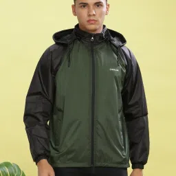 Dollar Colorblock Men Wind Cheater-image-56