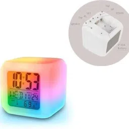 delhi gift house Digital White Clock image 2