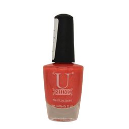 U Shine Long-Lasting Quick-Dry Nail Lacquer 11ml - Coral Necklace-21