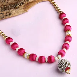 AKSHARA Girls Gold-Plated Handcrafted Necklace-image-21