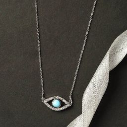 DressBerry White Brass Silver-Plated Open Chain-image-105
