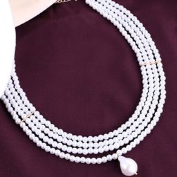 VOGUE PANASH Brass Gold-Plated Necklace-image-51