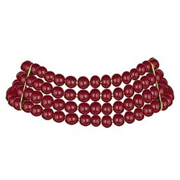 I Jewels Gold-Plated Artificial Beads Choker Necklace-image-75
