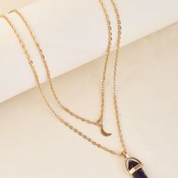 Voylla Gold-Plated Necklace With Pendant-image-47