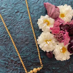 Digital Dress Room Brass Gold-Plated Necklace-28