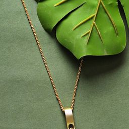 DressBerry White Brass Gold-Plated Necklace-image-118