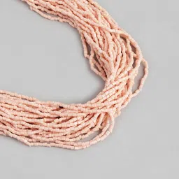 RICHEERA Silver-Plated Beaded Multi-Layered Statement Necklace image 3