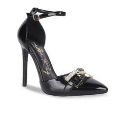 London Rag Embellished PU Party Slim Heels-image-95