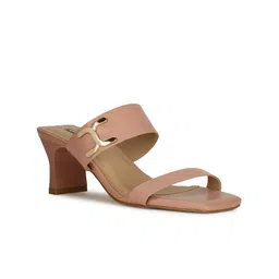 Bata DOTTIE Embellished Open Toe Block Heels-9