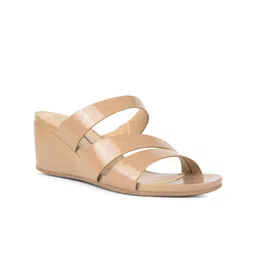 Bata Party Wedge Sandals with Buckles-29