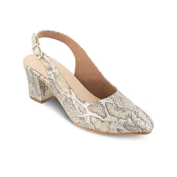 Tresmode SNUMP Pointed Toe Block Mules With Buckles-9