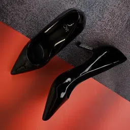 Jove Pointed Toe Embellished Detail Slim Heeled Pumps-16