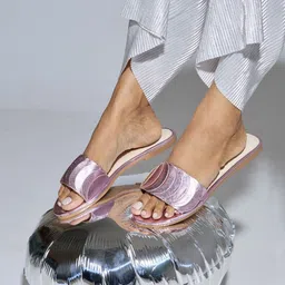 CAI Women Open Toe Flats with Buckles-picture-20