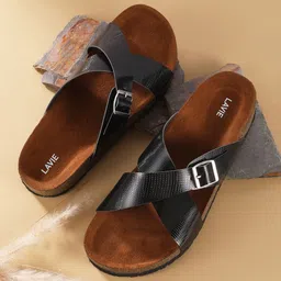 Lavie Women Open Toe Flats with Buckles-image-39