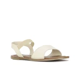 Bata Women Open Toe Flats with Buckles-50