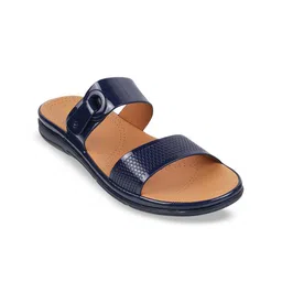 Metro Textured Open Toe Flats-17