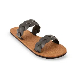 Paaduks Women Colourblocked Open Toe Flats with Buckles-picture-50