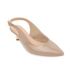 Rocia Pointed Toe Kitten Mules With Buckles-28