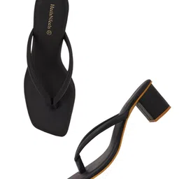HEELSNFEELS Strappy Open Toe Block Heels image 2