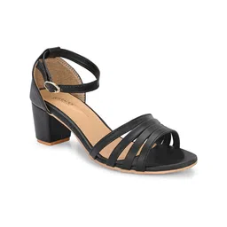 KARADDI Open Toe Block Heels image 3