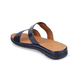 Metro Textured Open Toe Flats image 3