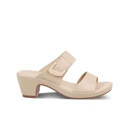 Tresmode Open Toe Buckles Block Heels image 3